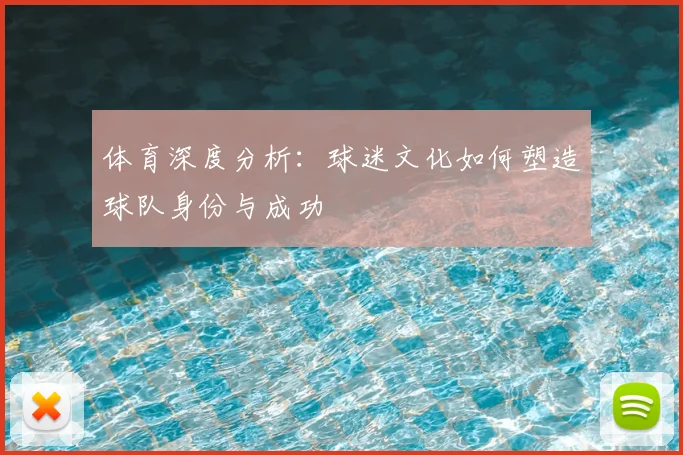 体育深度分析:球迷文化如何塑造球队身份与成功