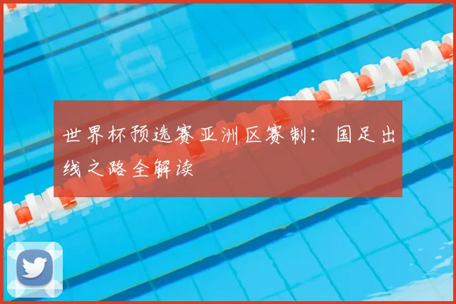 世界杯预选赛亚洲区赛制:国足出线之路全解读