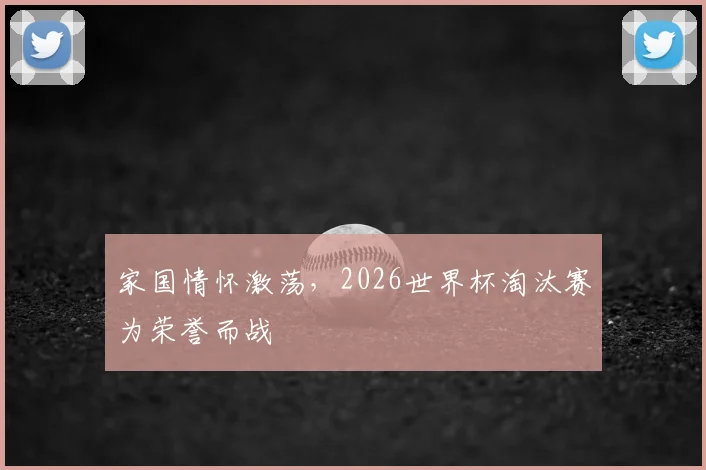家国情怀激荡，2026世界杯淘汰赛为荣誉而战